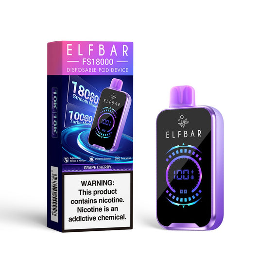 Elfbar 18000 puffs - Grape Cherry